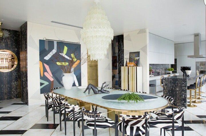Amazing Kelly Wearstler Dining Room Design